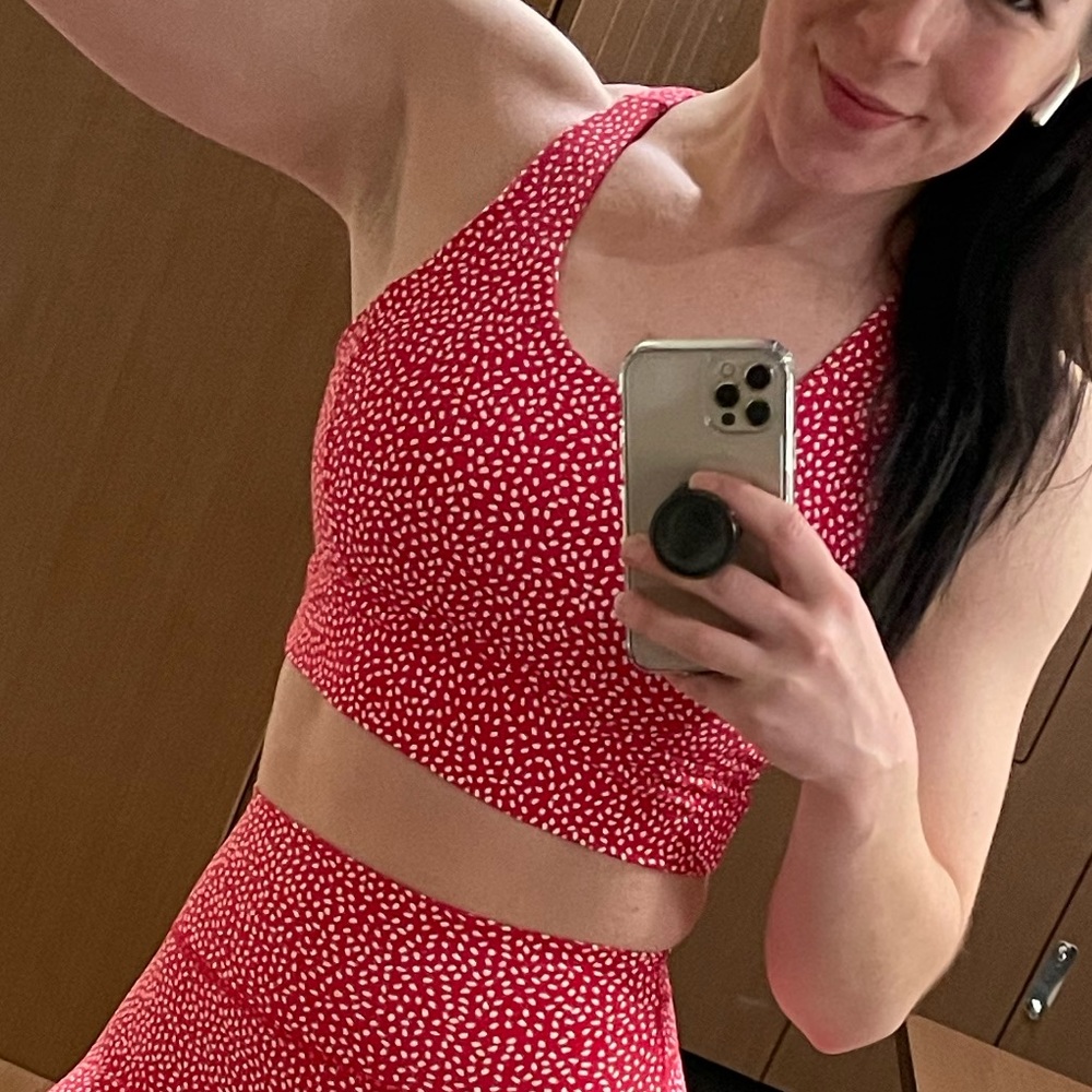 Buff bunny Rosa Bra Salsa Red Bossy Print